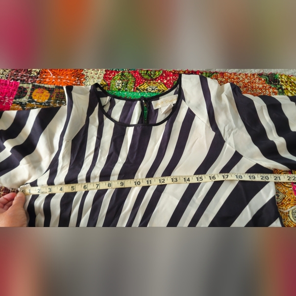 Silk Bullseye Dress Size L BB Dakota - Picture 8 of 11